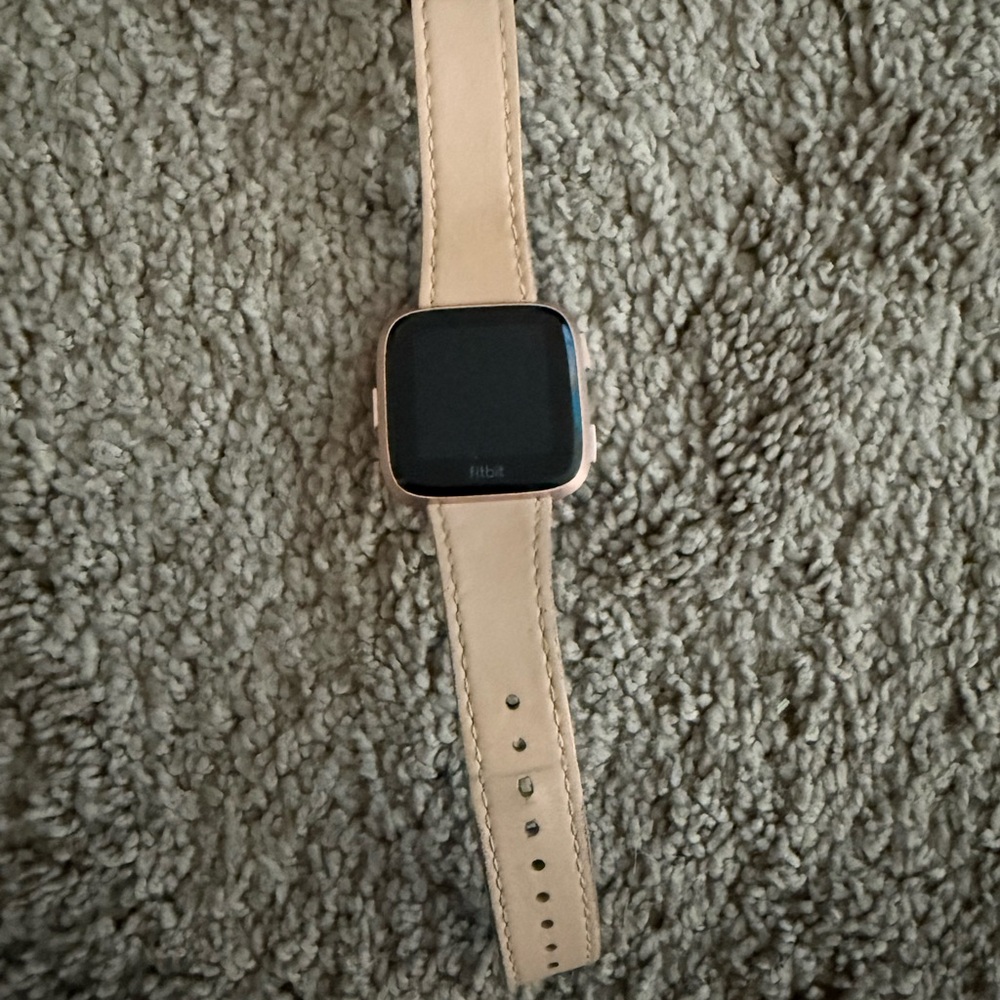 Fitbit Beige Smartwatch - Picture 2 of 3